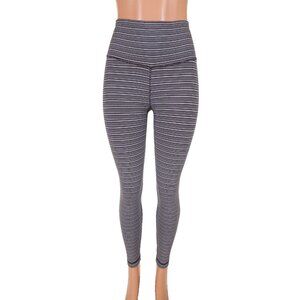 Lululemon 4 High Times Pant Textured Stripe Black Deep Coal THROWBACK!